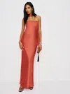 Reformation Robe En Soie Oren