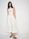Reformation Robe Idelle In White