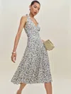 Reformation Robe Sofia In Ivoire