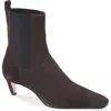 Reformation Roberta Kitten Heel Chelsea Boot In Brown