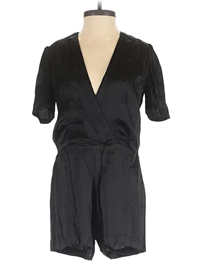 Pre-owned Reformation Romper In Black