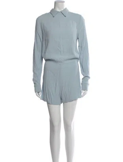 Pre-owned Reformation Romper In Blue