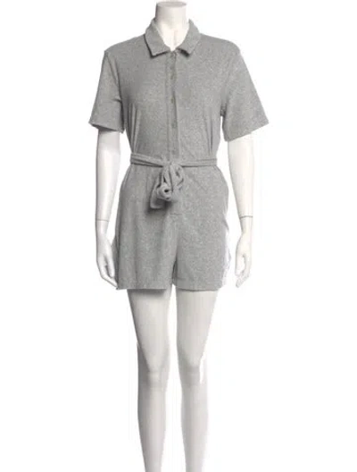 Pre-owned Reformation Romper In Grey