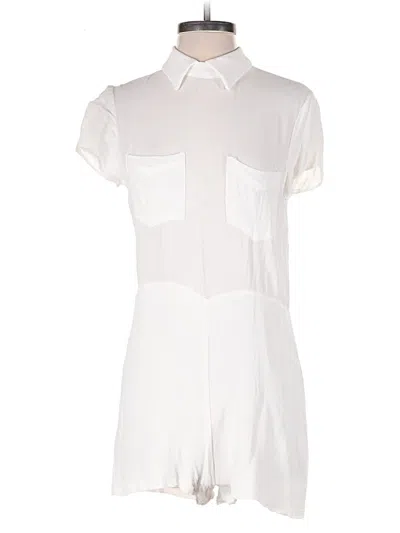 Pre-owned Reformation Romper In White
