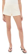 Reformation Rori Shorts In Cream