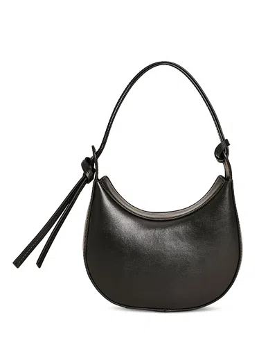 Reformation Rosetta Mini Leather Shoulder Bag In Blue
