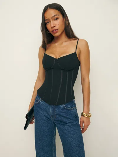 Reformation Rosetta Top In Black