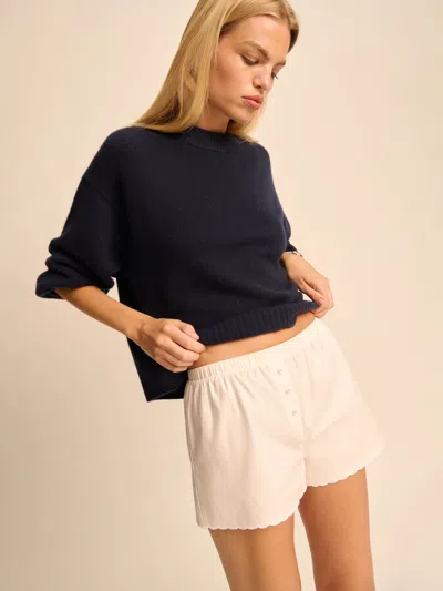Reformation Rosie Short In White