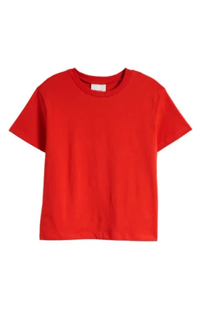 Reformation Rowan Organic Cotton T-shirt In Paprika