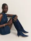 Reformation Roxanne Over The Knee Boot In After Hours Suede