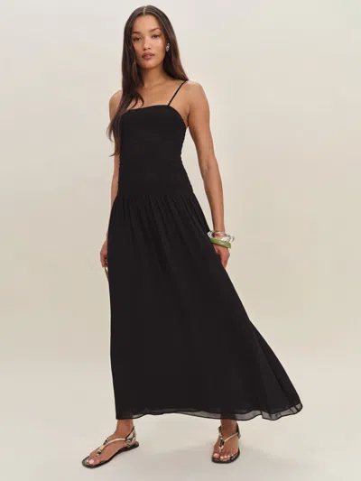 Reformation Rudy Dress In Black