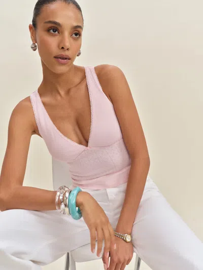Reformation Rue Pointelle Knit Top