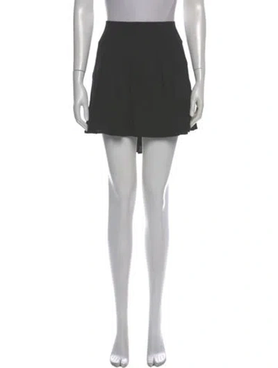 Pre-owned Reformation Ruffle Embellishment Mini Skirt W/ Tags In Gray