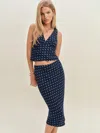 Reformation Ryan Two Piece In Blue