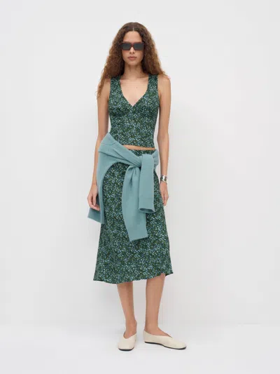 Reformation Ryan Two Piece Blue 12 In Multi