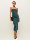 Reformation Ryden Knit Dress In Mermaid Sparkle
