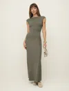 Reformation Sabine Knit Dress In Poppyseed