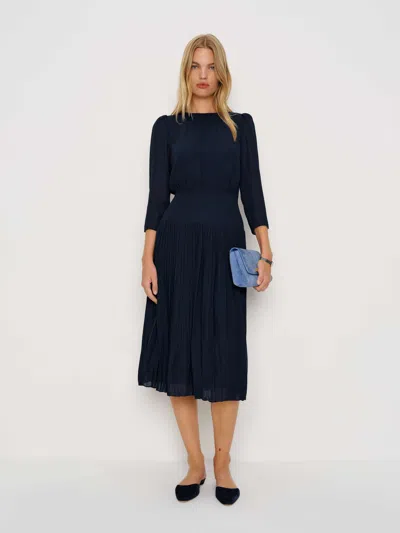 Reformation Sabra Dress In Blue