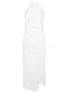 Reformation Sadey Linen Dress In White