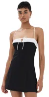 Reformation Sadie Dress In Black/white