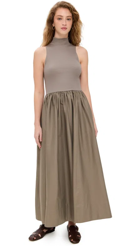 Reformation Sai Dress Taupe