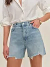 Reformation Saige High Rise 4" Jean Shorts
