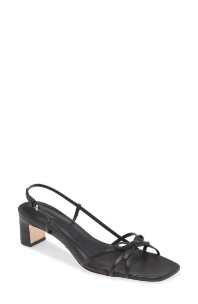 Reformation Sally Slingback Sandal In Black