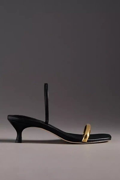 Reformation Samantha Heeled Sandals In Black