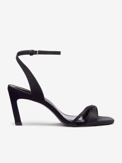 Reformation Sandale À Talons Gianna In Black