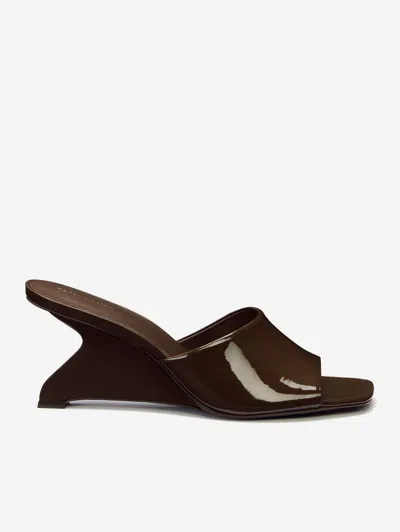 Reformation Sandales Compensées Enya In Brown