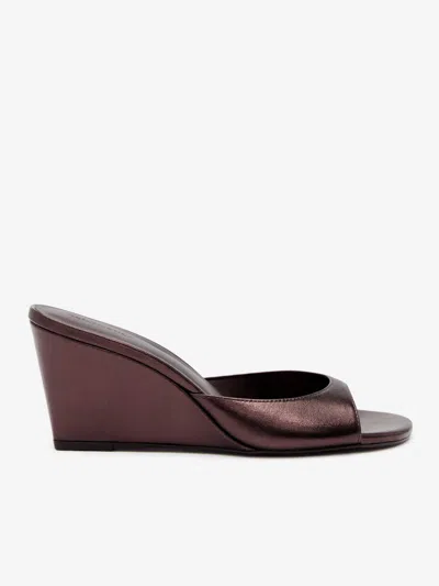 Reformation Sandales Compensées Josefina In Brown