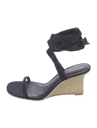 Pre-owned Reformation Sandals In Blue