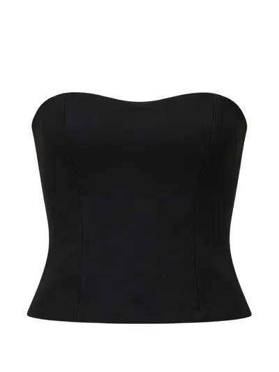 Reformation Sandro Knit Top In Black