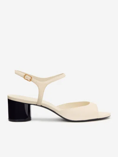 Reformation Sandy Heeled Sandal In Black