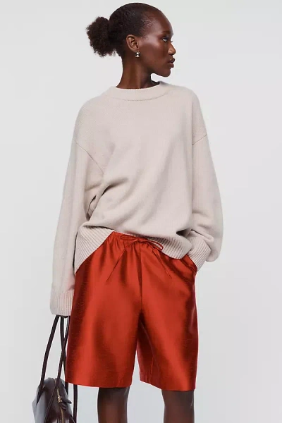 Reformation Sandy Shorts In Red