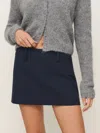 Reformation Sara Knit Skirt In Midnight