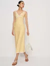 Reformation Sara Linen Dress Es In Yellow