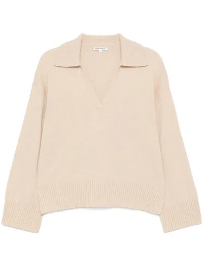 Reformation Sawyer Polo Jumper In Neutrals