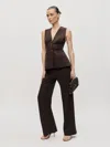 Reformation Saylor Two Piece In Black Currant