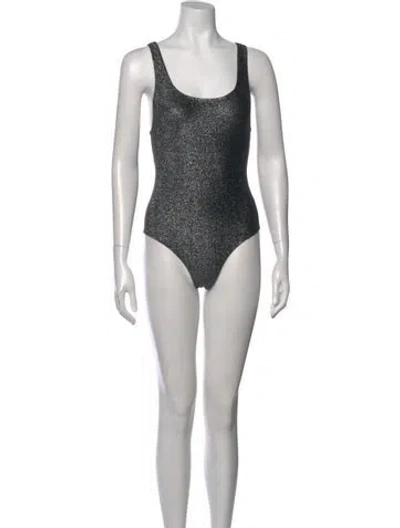 Pre-owned Reformation Scoop Neck Jumpsuit In Black