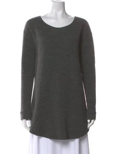 Pre-owned Reformation Scoop Neck Long Sleeve Tunic In Gray