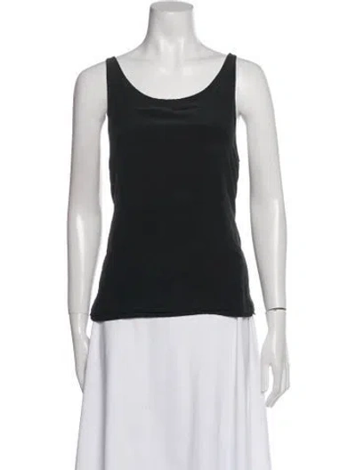 Pre-owned Reformation Scoop Neck Sleeveless Top In Black