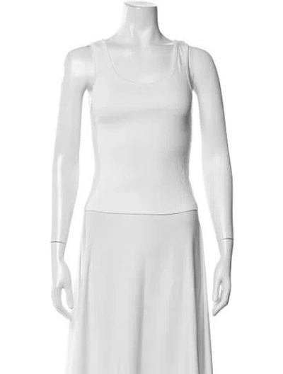 Pre-owned Reformation Scoop Neck Sleeveless Top In White