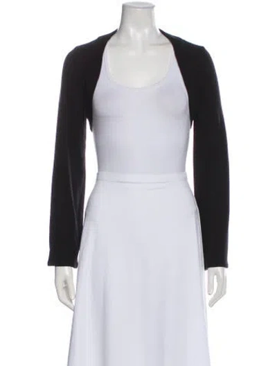 Pre-owned Reformation Scoop Neck Sweater In Black