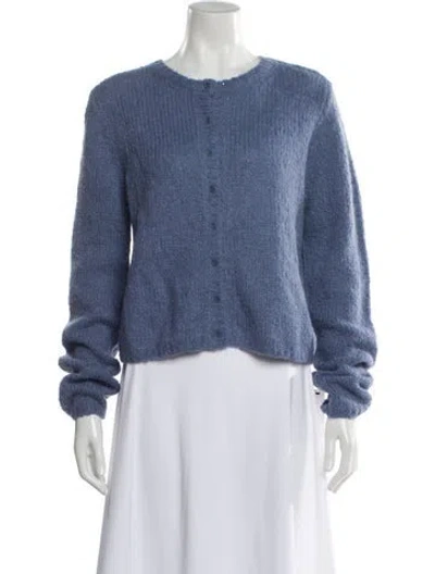 Pre-owned Reformation Scoop Neck Sweater W/ Tags In Blue