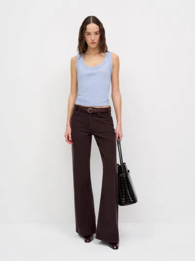 Reformation Seline Tank Top Blue Xs