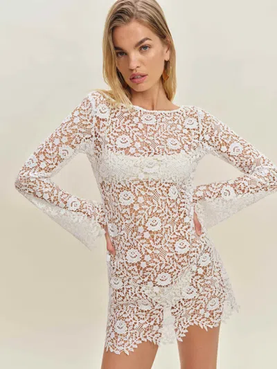 Reformation Sereia Dress In Ivoire