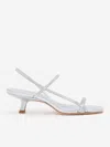 Reformation Serenity Bare Sandal In Silver