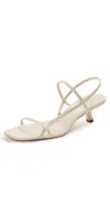 Reformation Serenity Bare Sandals Almond Leather In Neutral