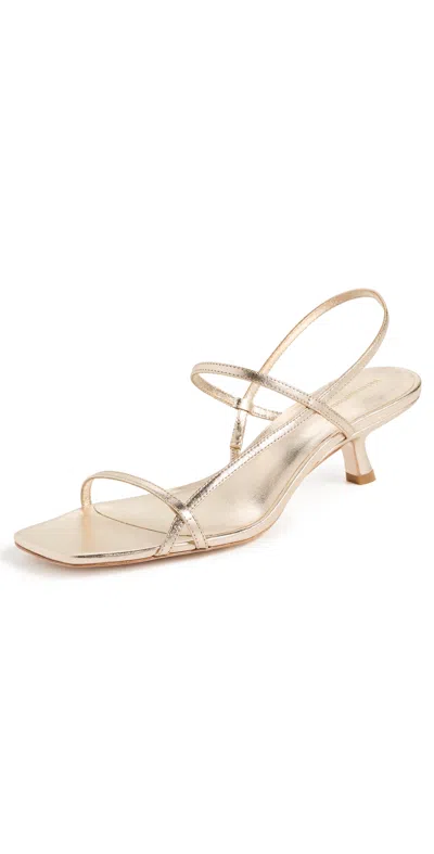 Reformation Serenity Bare Sandals Gold